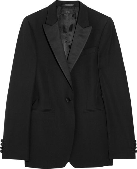 Joseph Monaco Oversized Wooltwill Blazer in Black - Lyst