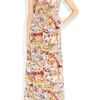 Mulberry Strapless Printed Silk Maxi Dress in Multicolor (multicolored) - Lyst