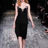 Nina Ricci Fall 2012 Lace Inset Camisole  in Black - Lyst