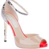 Stella Mccartney Snake Print Sandal in Beige (snake) - Lyst