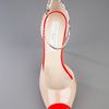 Stella Mccartney Snake Print Sandal in Beige (snake) - Lyst