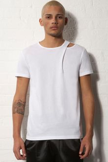 Topman Dusty Double Collar Tee - Lyst
