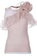 Valentino Ruffle Detail Top