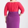 Adrianna Papell Colorblock Jersey Dress in Purple (primrose/iris) - Lyst