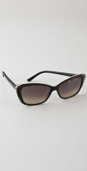 Alexander McQueen Cat Eye Sunglasses - Lyst