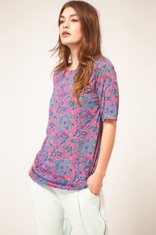ASOS Collection Asos T-shirt with Bright Paisley Print - Lyst