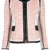 Barbara Bui Tweed and Leather Jacket in Pink (nude) - Lyst