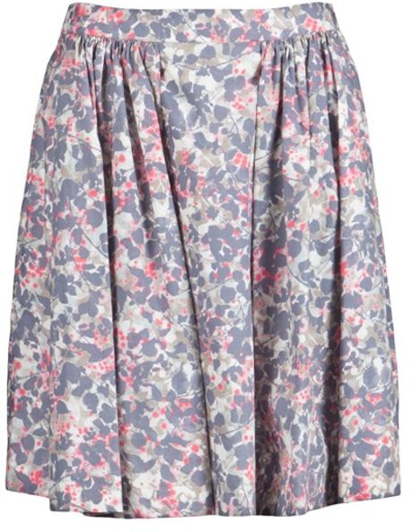 Cacharel Printed Skirt in Multicolor (grey) - Lyst