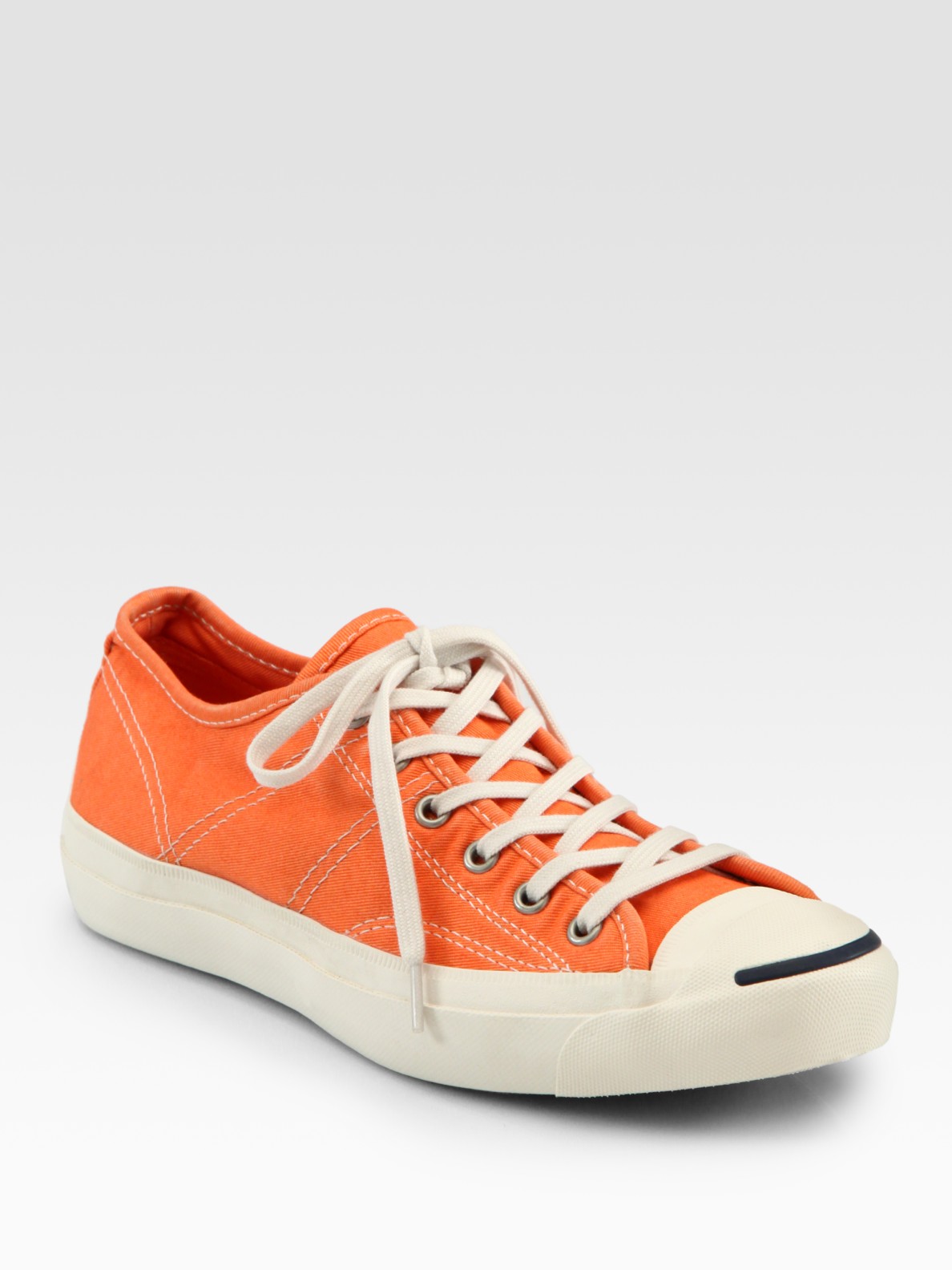 Converse Lux Jack Purcell Laceup Sneakers in Orange Lyst