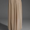 Cut25 Washed Crepe De Chine Hilo Skirt in Beige (dune) - Lyst