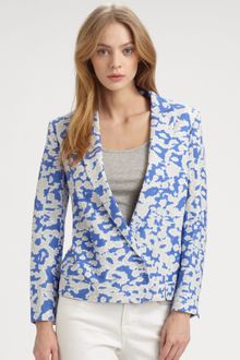 Diane Von Furstenberg Zaid Ikat Jacket - Lyst
