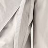 Helmut Lang Linen & Leather Combo Jacket in Gray - Lyst