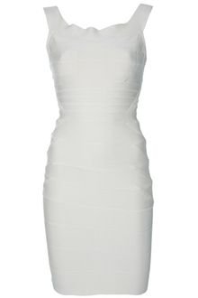 Hervé Léger Sleeveless Dress - Lyst