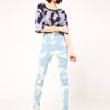 House Of Holland Bleach Jean With High Waist in Blue - Lyst