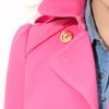 Juicy Couture Double Breasted Crop Trench in Pink (dragonfruit) - Lyst