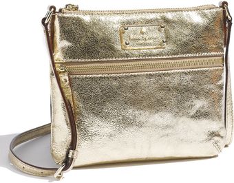  Flicker - Tenley Crackled Metallic Crossbody Bag 