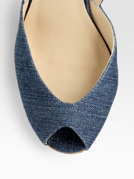 michael kors denim sandals