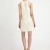 L'agence Shag Shift Dress in White (ivory) - Lyst