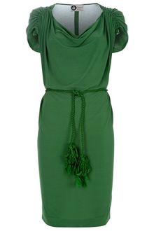 Lanvin Belted Dress - Lyst