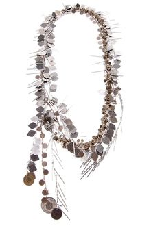 Lanvin Brass Coin Necklace - Lyst