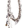 Lanvin Brass Coin Necklace in Silver - Lyst