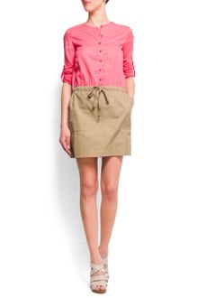 Mango Combi-dress - Lyst