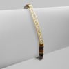 Michael Kors Stone Accented Bar & Textured Bead Stretch Bracelet in Gold - Lyst