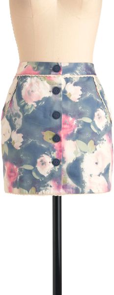 ModCloth Reflections Of Romance Skirt - Lyst