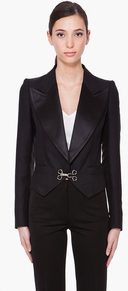  Silk Tuxedo Blazer 