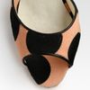 Brian Atwood Polkadot Print Pony Hair and Leather Slingback Sandals in Orange (pink) - Lyst