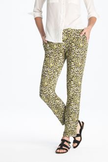 J.Crew Café Capri in Abstract Leopard - Lyst