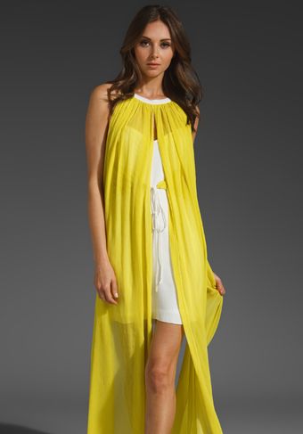  Sound Of Silence Dress in Ivory/citrus 