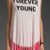 Wildfox Couture Forever Young Gypsy Tank in Pink (ghost pink) - Lyst