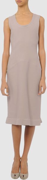 Alaïa Alaia  Short Dresses in Gray (grey) - Lyst