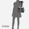Christian Louboutin Artemis Leather Bow & Chain Tote Bag in Black - Lyst