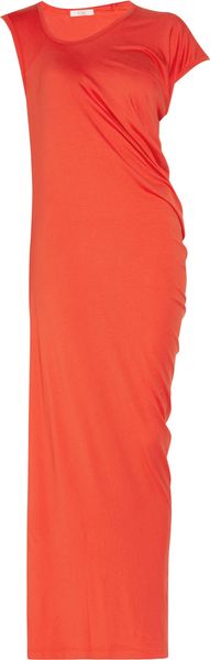Clu Asymmetric Draped Maxi Dress - Lyst