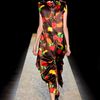 Comme Des Garçons Fall 2012 Rose Print Evening Gown  in Multicolor - Lyst