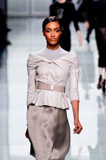 Dior Fall 2012 Funnel Neck Top  - Lyst