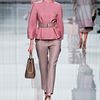 Dior Fall 2012 Short Collarless Textured Formal Jacket in Dusty Pink  in Pink - Lyst