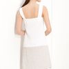 Milly Janna Colorblock Dress in Beige (khaki) - Lyst