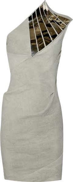 Todd Lynn Mendel Embellished Linen-blend Dress - Lyst