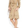 Valentino Embroidered Cottongabardine Trench Coat in Beige - Lyst