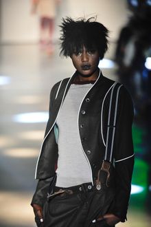 Vivienne Westwood Fall 2012 Gray Jacket With White Piping - Lyst