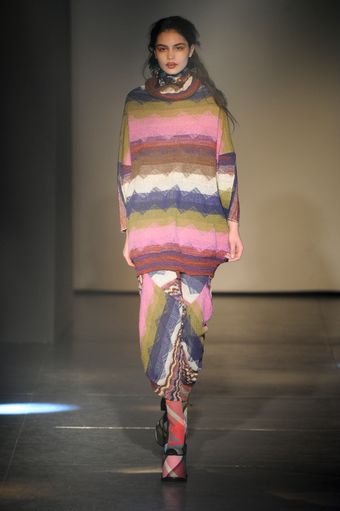 Vivienne Westwood Fall 2012 Deconstructed Knit Skirt - Lyst