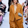 Chloé Fall 2012 Baggy Leather Midi Skirt in Brown - Lyst