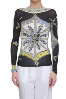 Emilio Pucci Bouquet Printed Long Sleeve T-shirt - Lyst
