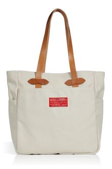 Filson Natural Canvas Tote with Leather - Lyst