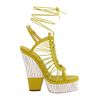 Giuseppe Zanotti Ankle Wrap Sandal in Yellow (l) - Lyst