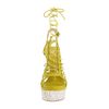 Giuseppe Zanotti Ankle Wrap Sandal in Yellow (l) - Lyst