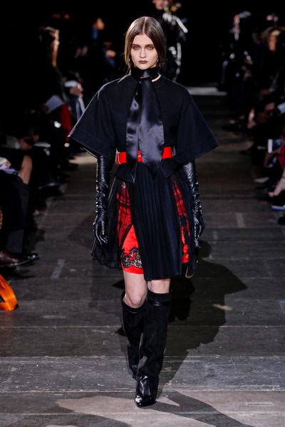 Givenchy Fall 2012 Black Knee High Leather Boots in Black - Lyst